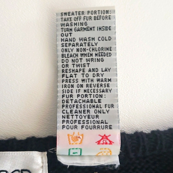 BONNIE BOERER & CO. Vintage Sequin and Beaded Fur Cuffed Sweater and Skirt - Picture 6 of 12